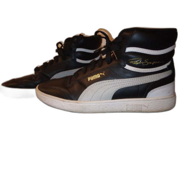 Puma Ralph Sampson mid basketball shoe size 7C child used - Picture 3 of 8